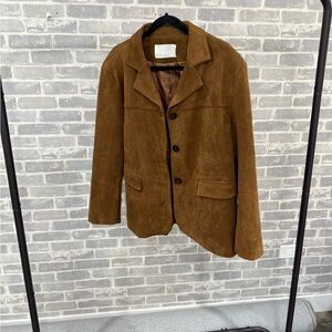 Oak Fort Vegan Suede Blazer